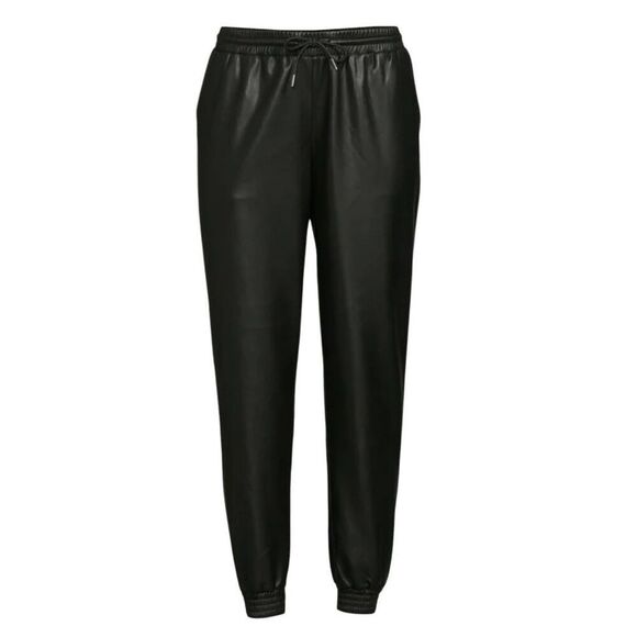 Scoop NYC Vegan Leather Joggers NEW! - Picture 1 of 15